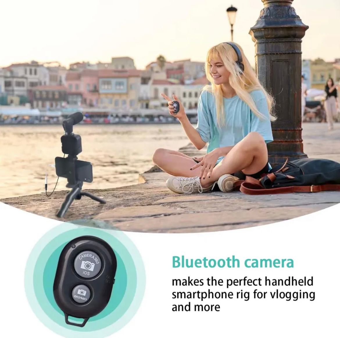 Smartphone Vlogging Kit mit Stativ