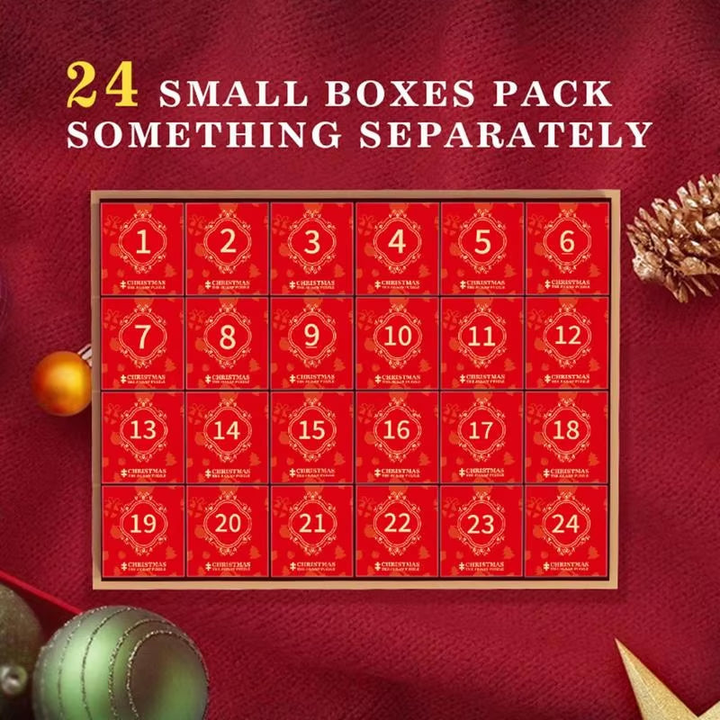 Weihnachtspuzzle-Adventskalender