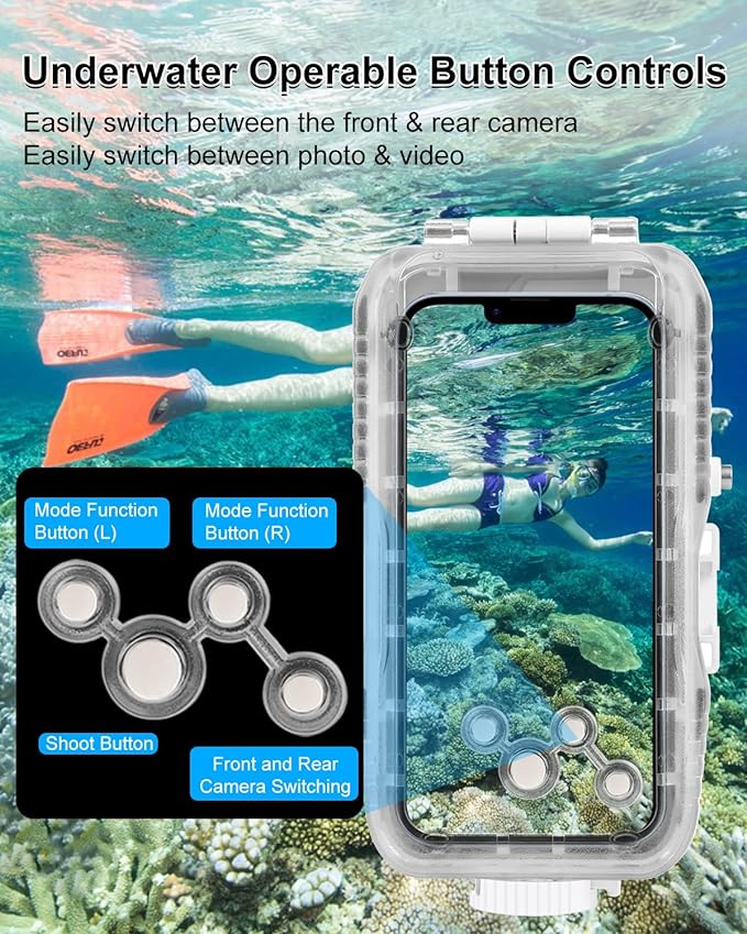 40 meters Sealed Waterproof iPhone Case