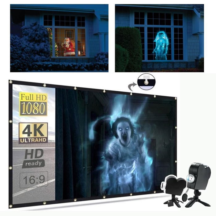 Halloween & Christmas Holographic Projection